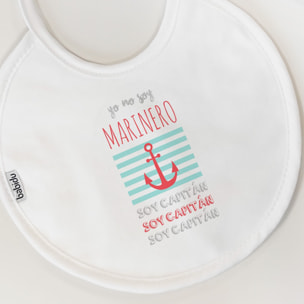 Babero Nacimiento Frase Y Blanco Talla Uni