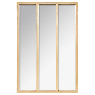 Miroir "Atelier" bois 76x116cm