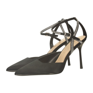 Décolleté sling back Donna Tata Italia Nero