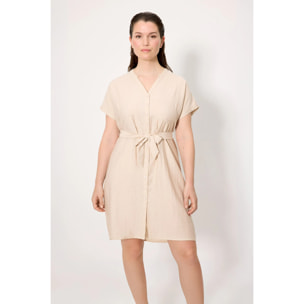 Vestito midi Marrone