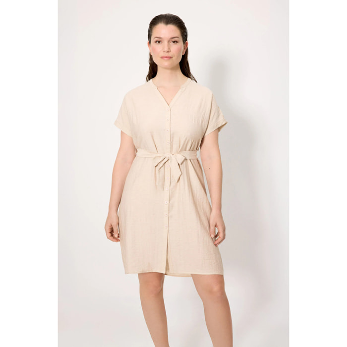 Vestito midi Marrone