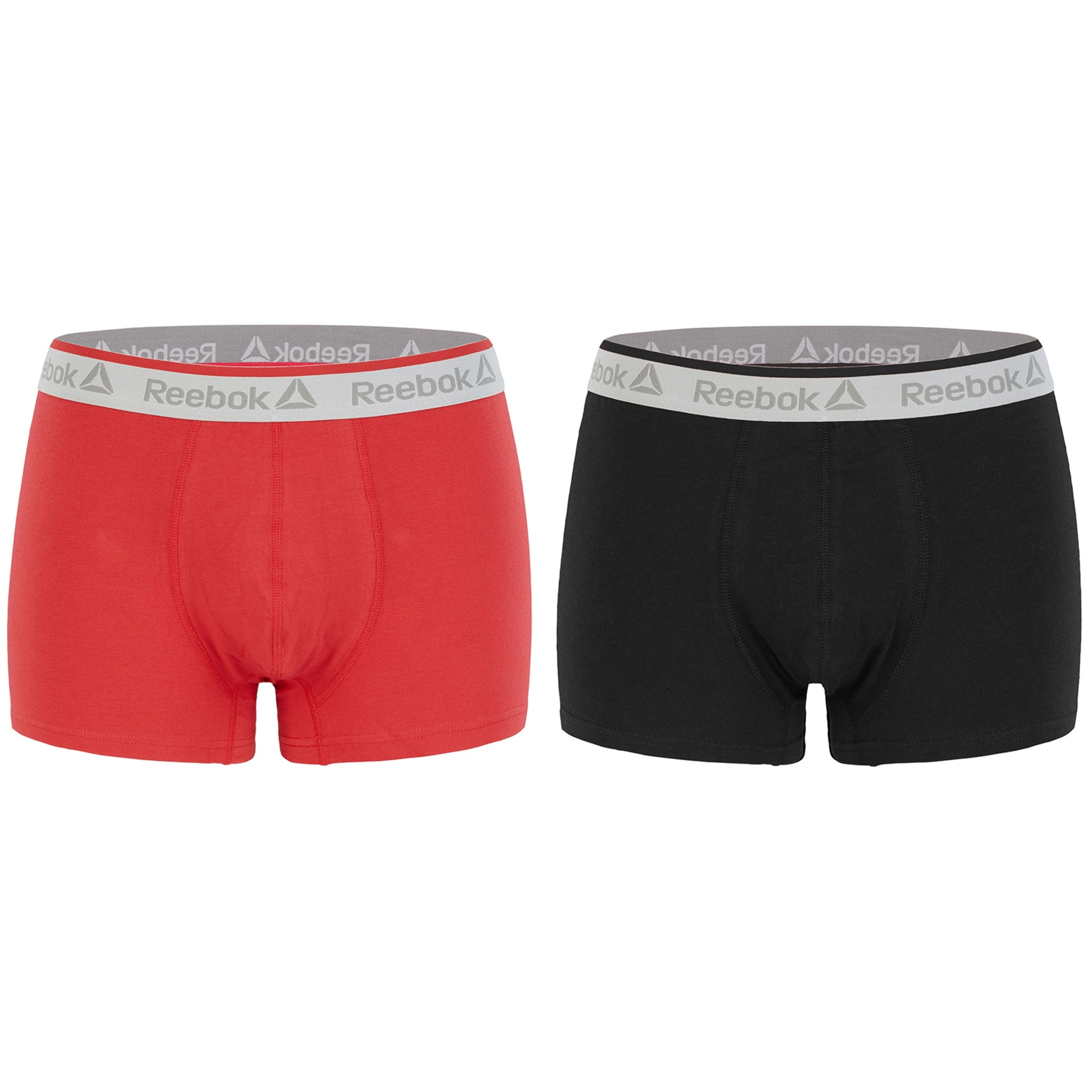 Pack 2 boxer reebok en color negro y rojo para hombre