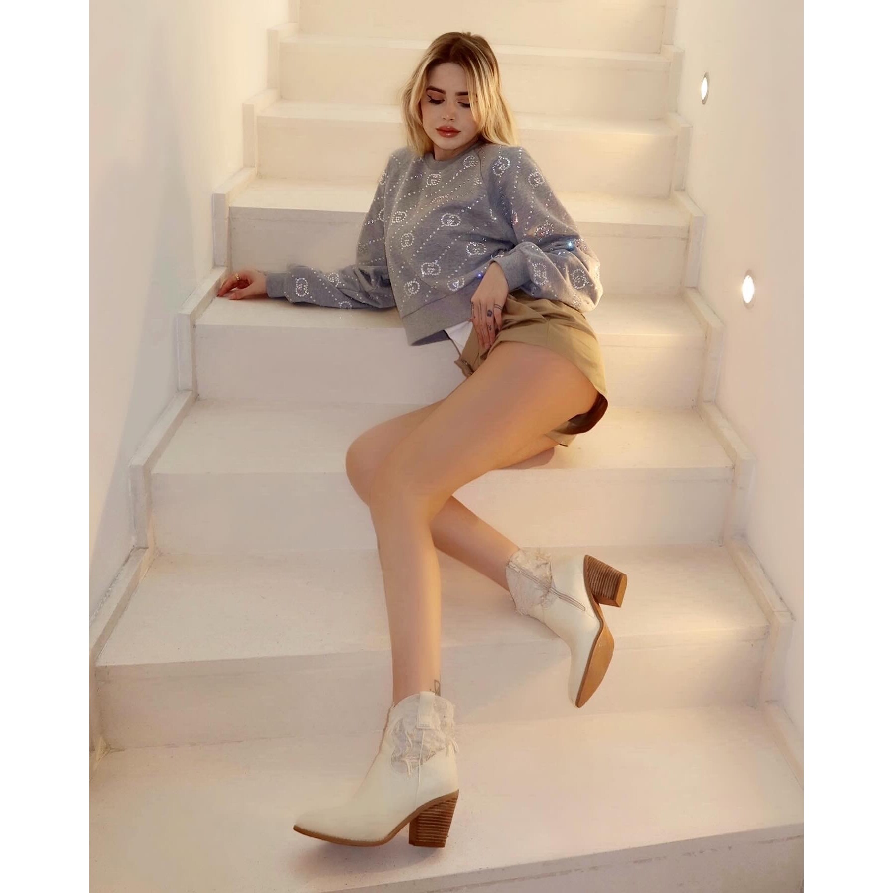 Texani Donna Tata Italia Beige