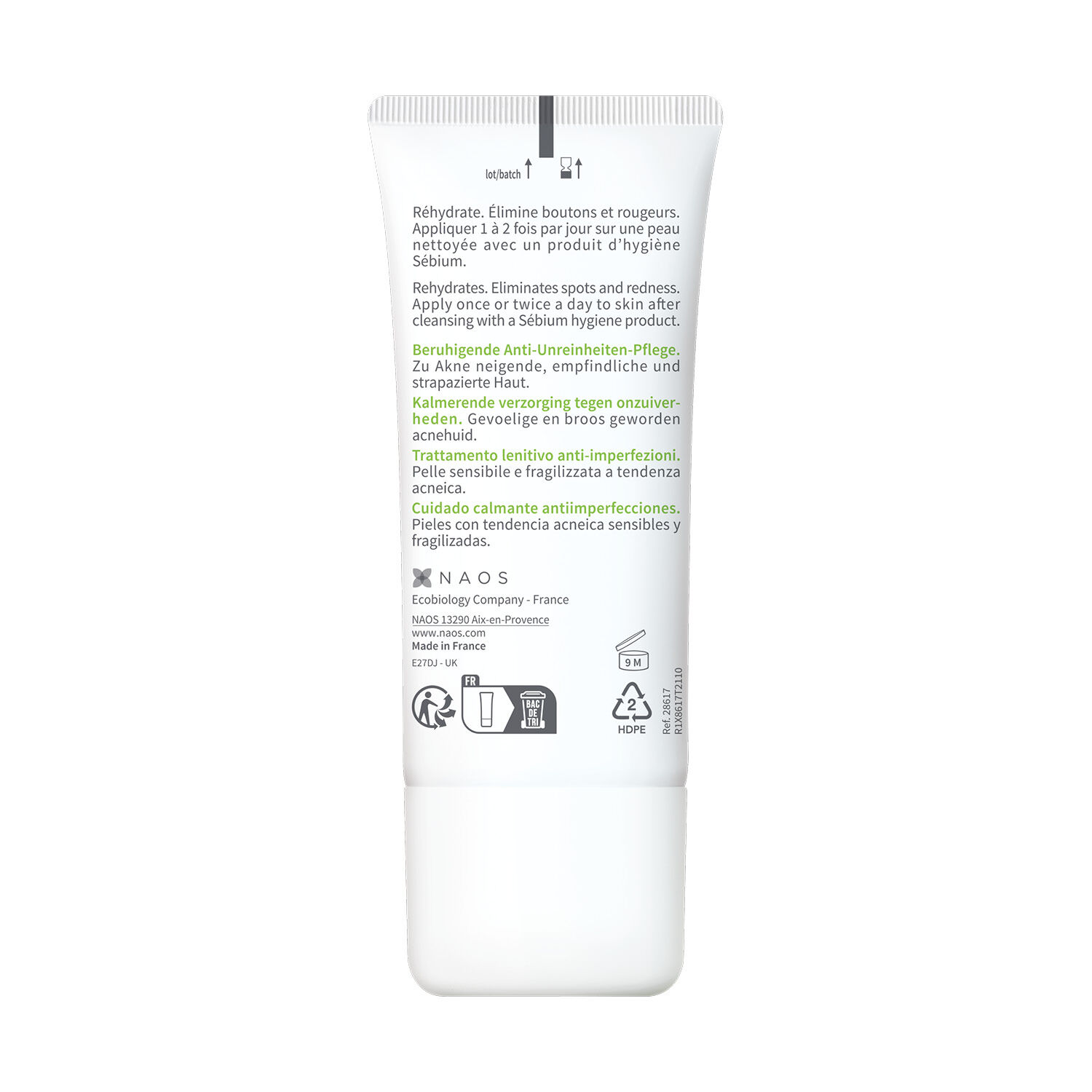 Sébium Sensitive - Soin Apaisant Anti-Imperfections - Peaux Sensibles à Tendance Acnéique 30 ml