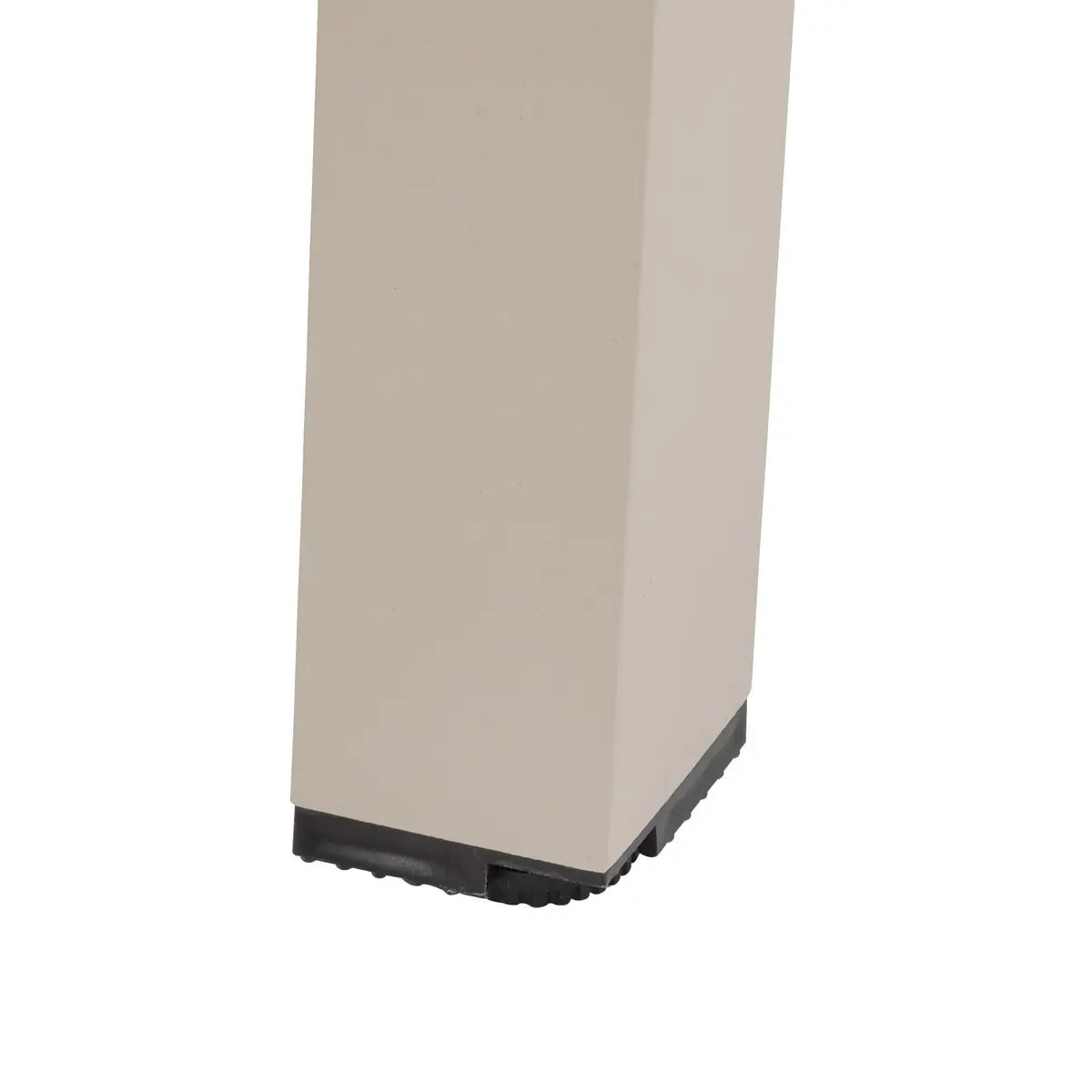 Fauteuil de salon de jardin "Axiome" argile aluminium et texaline et polyester