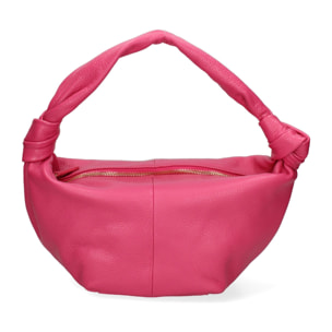 Borsa a spalla da donna - Modello Lunaria - Vera pelle - 37.0 x 20.0 x 17.0 cm