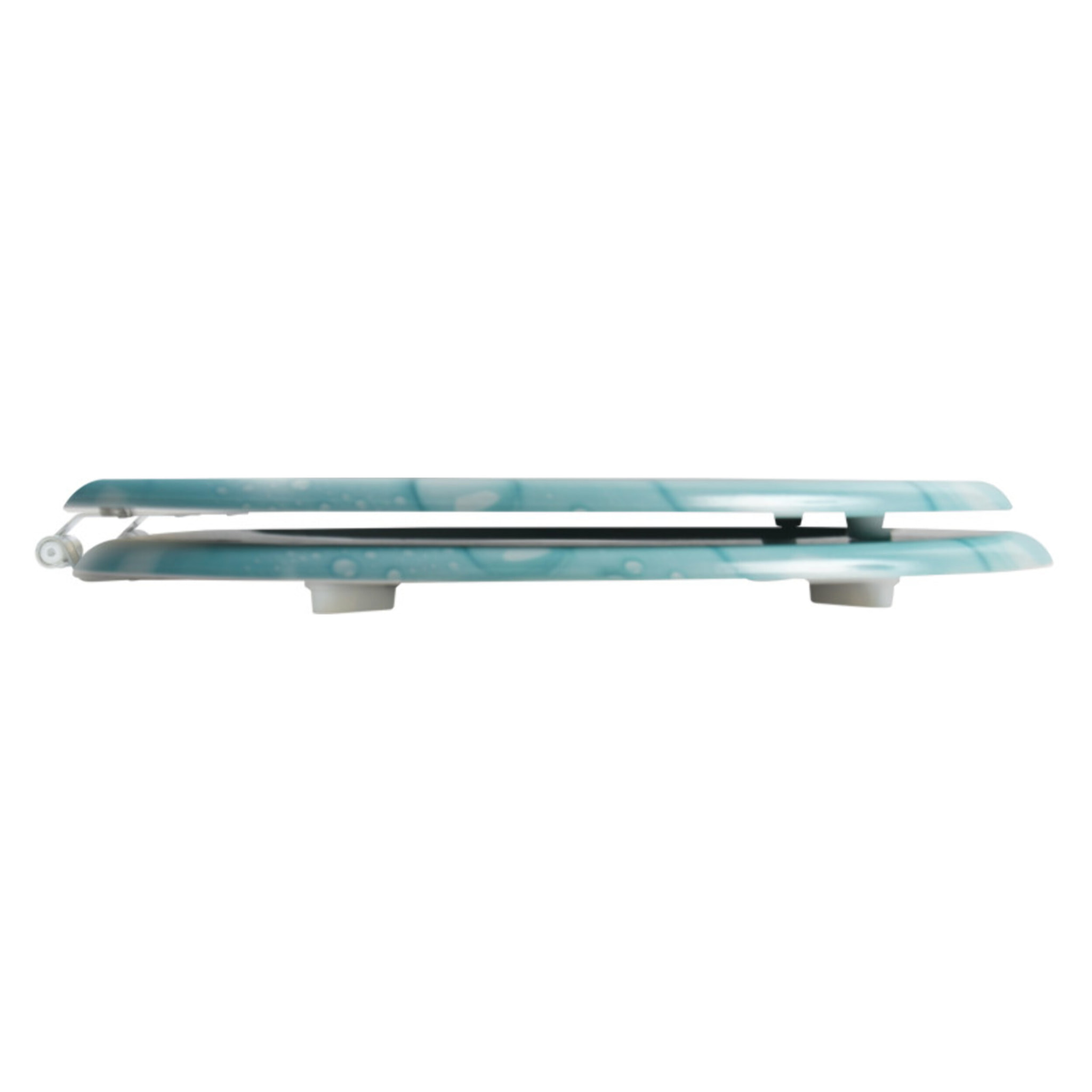 Abattant wc MDF MOANA Bleu - Charnières Inox MSV