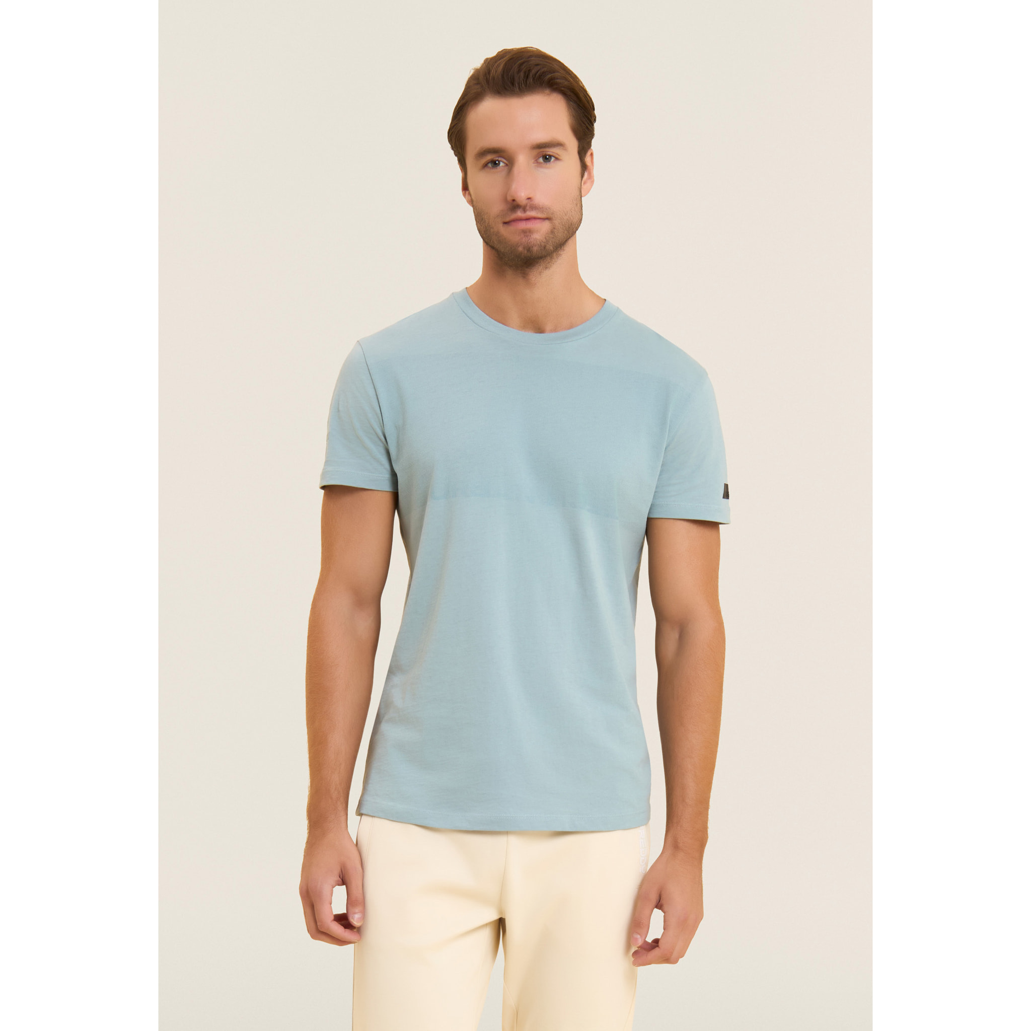 T-shirt Regular con Stampa Urban Tech