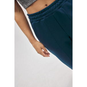 Pantaloni jogger sportivi blu con tasche