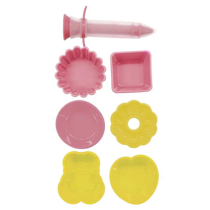 Set de 7 ustensiles de pâtisserie avec stylo de décoration et mini moules Fackelmann Mini Monsters