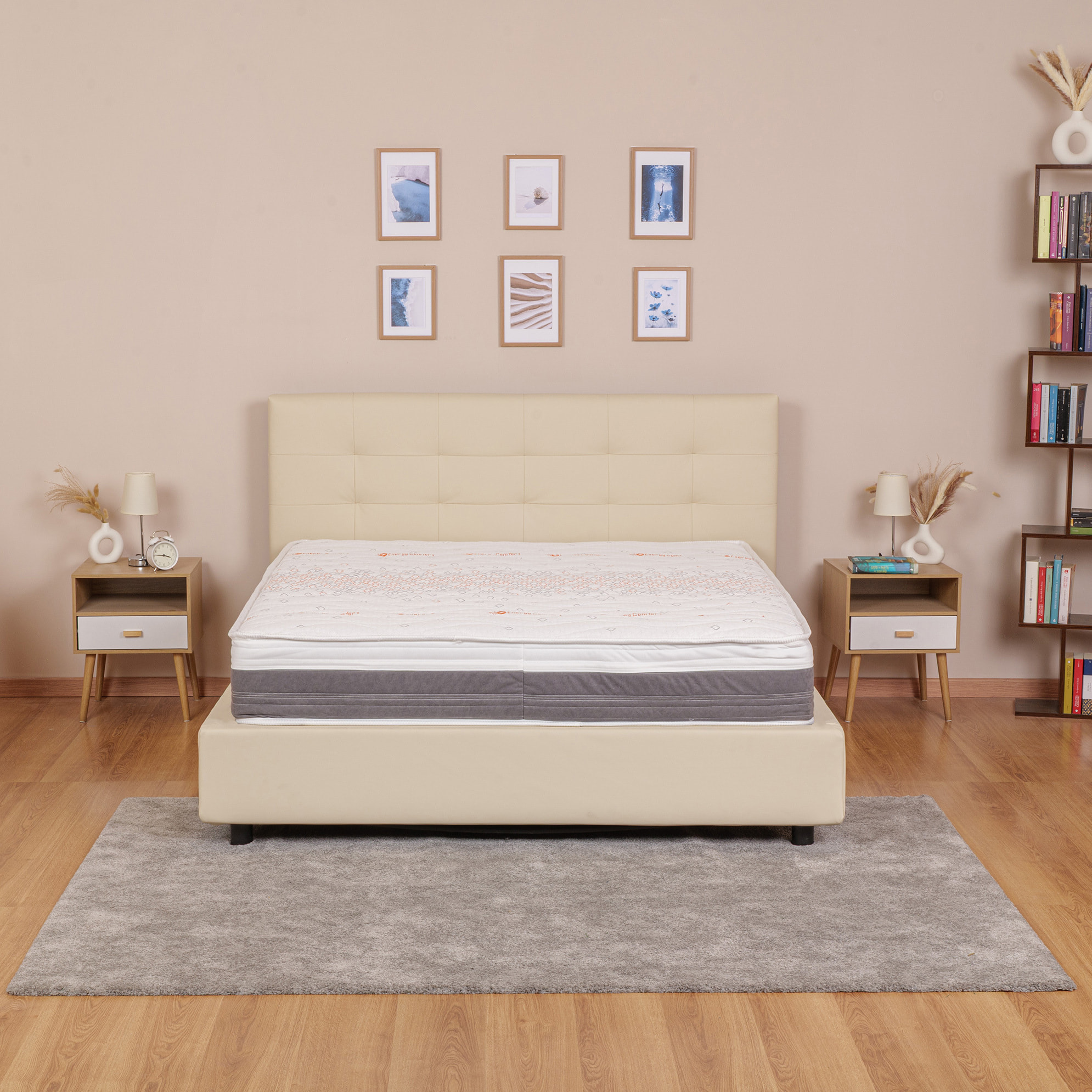 Materasso 800 Molle Insacchettate mod. SPRING CORE Singolo mis. 80x190 alto 25cm - Sleepy Italy