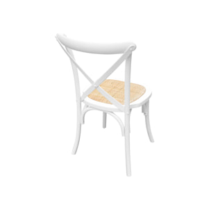 Chaise de bistrot vintage bois (lot de 2) BELLEVILLE