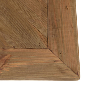 SANDY - Table basse rectangulaire 130x70cm bois pin recyclé