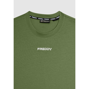 T-shirt in cotone a manica corta con logo FREDDY