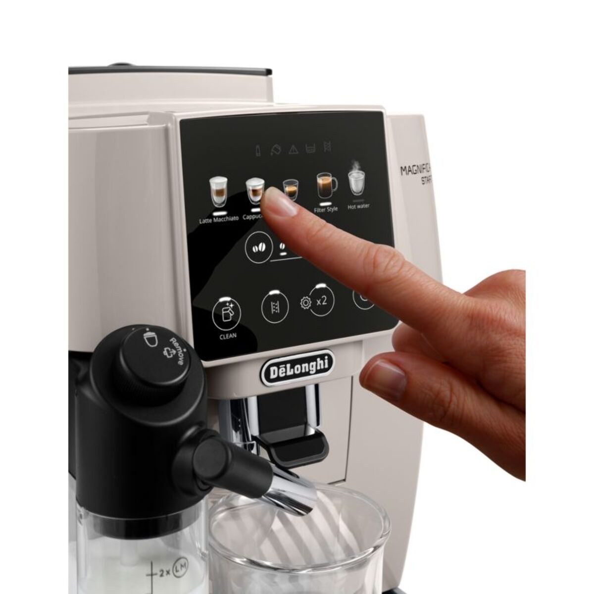 Expresso Broyeur DELONGHI FEB2291.BG Magnifica Start Pop Latte Beige