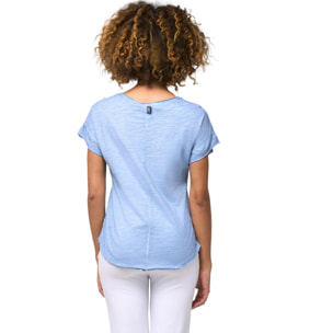 T-shirt a maniche corte da donna Leone Blue