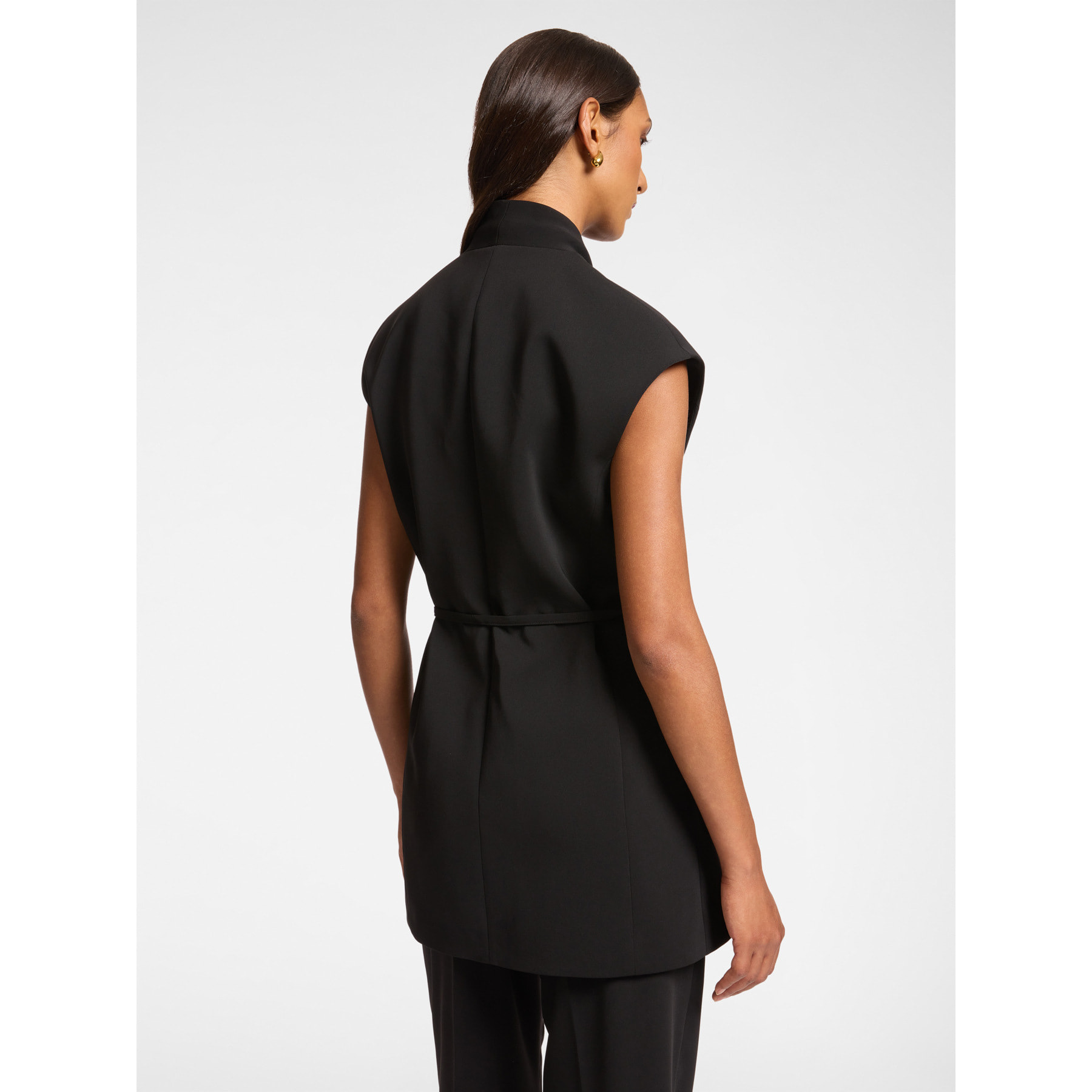 Elena Mirò - Blazer senza maniche - Nero