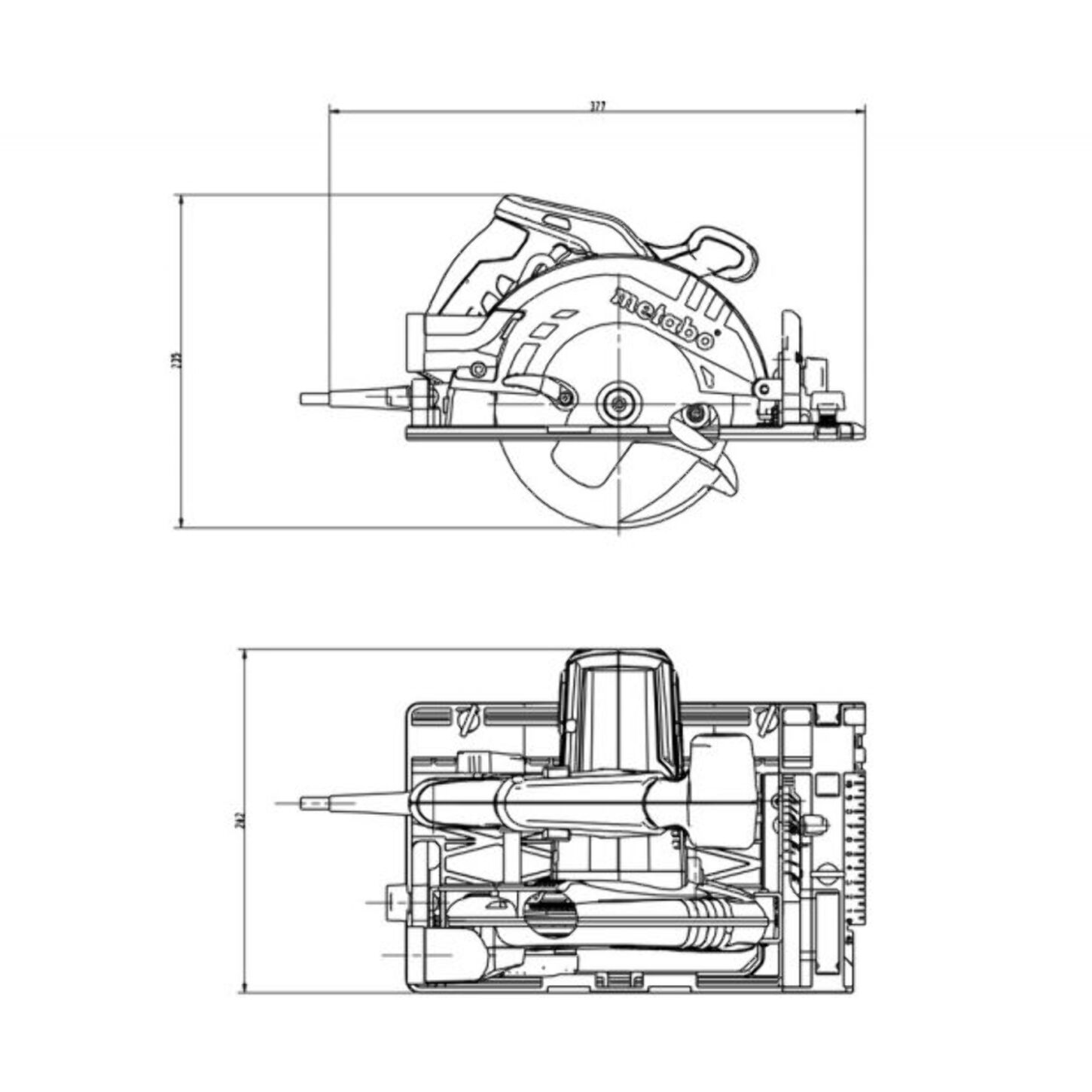 Scie circulaire KS 55 FS - Ø 160 mm 1200W - METABO - 600955000