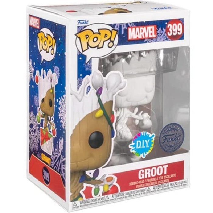 Marvel Pop! Vinile Figura Groot (diy) (wh) 9 Cm Funko