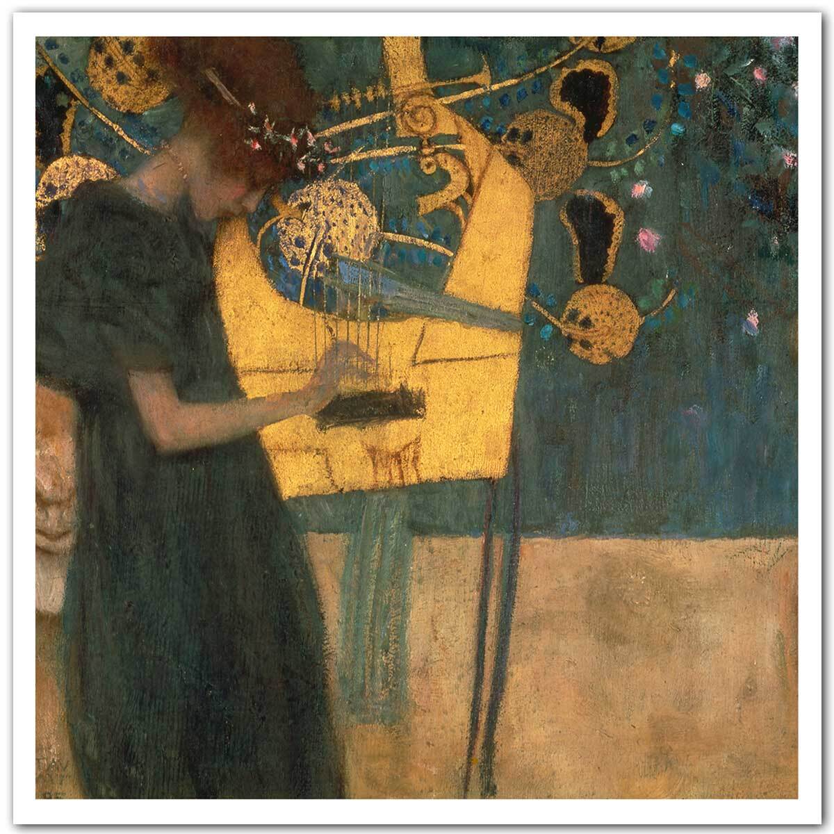 Poster Music - Gustav Klimt Affiche seule