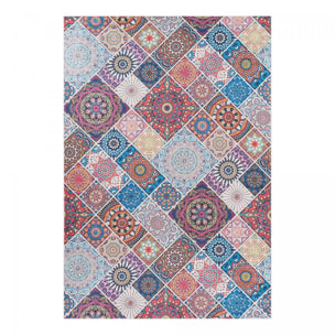 Tapis kilim à motif géométrique authentique, DAFA