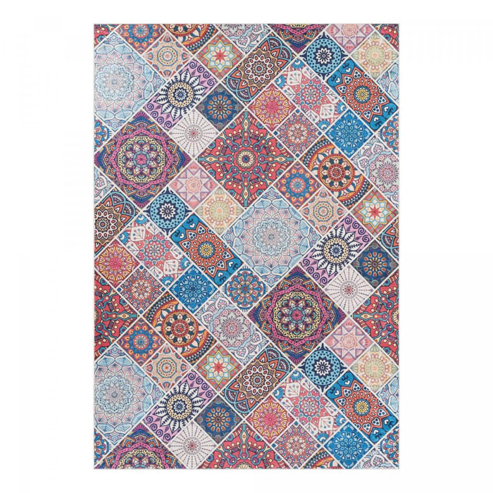 Tapis kilim à motif géométrique authentique, DAFA