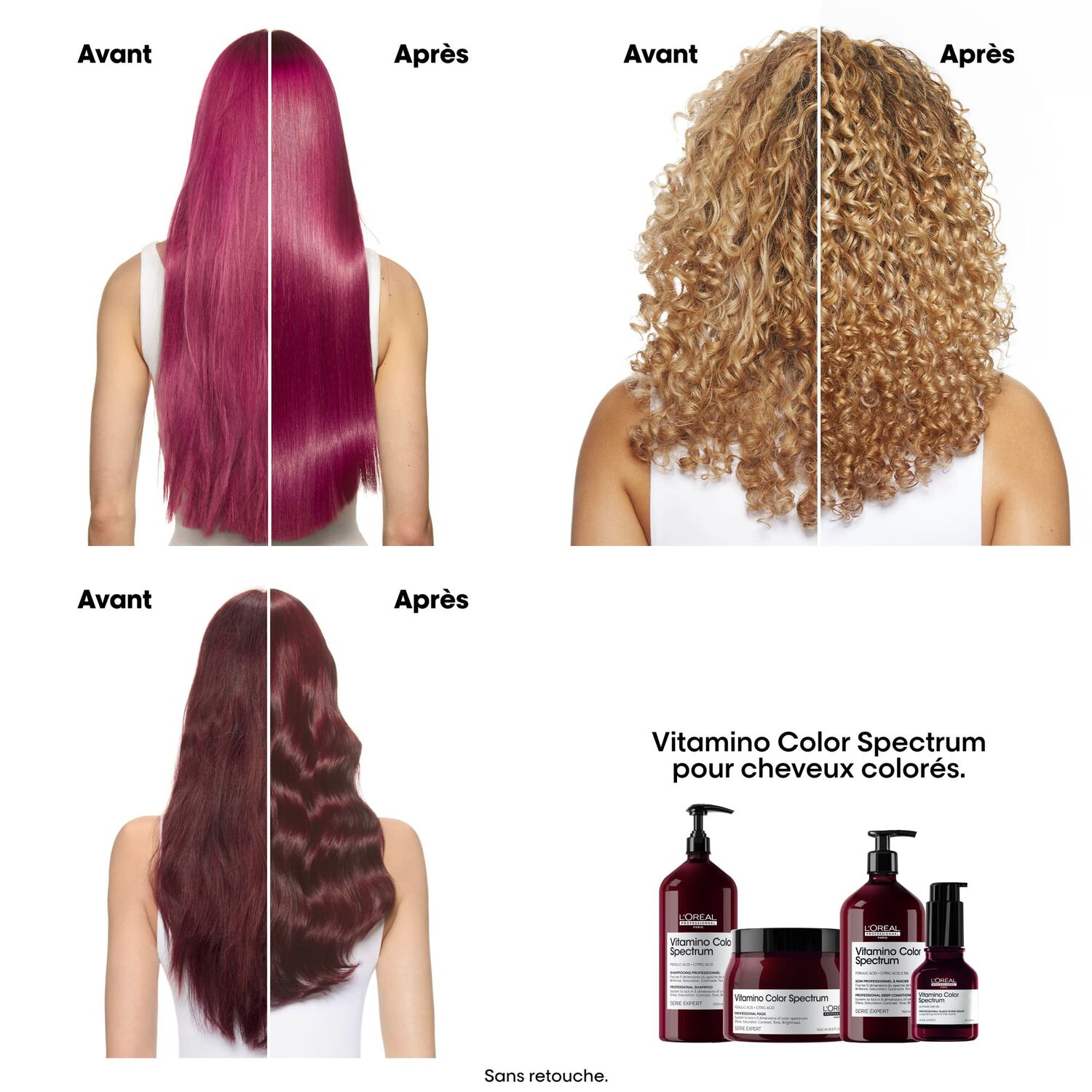 Série Expert Vitamino Color Spectrum - Shampoing protecteur pour cheveux colorés 500 ml