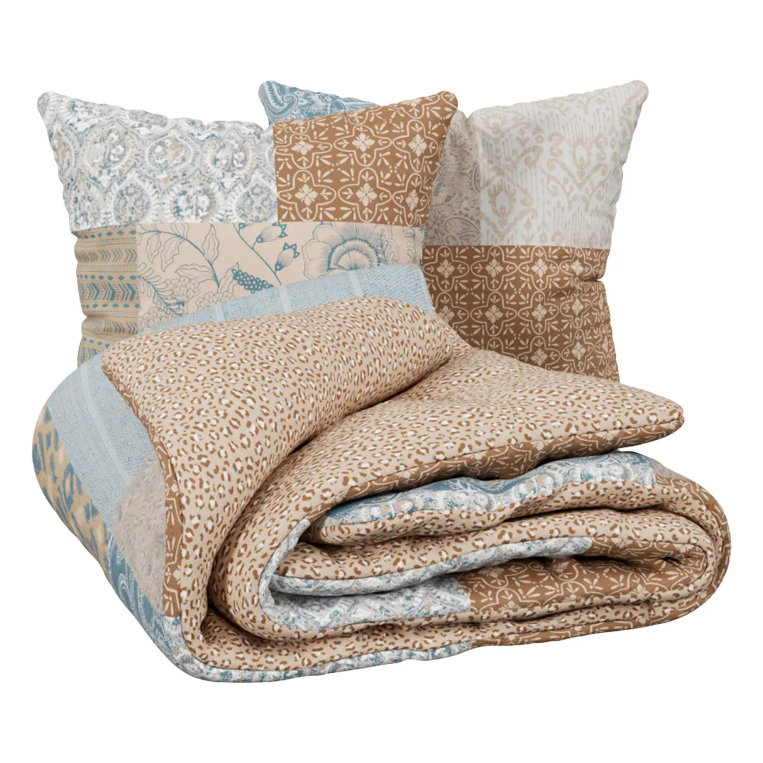 Parure de lit imprimée Aiden 240x220cm