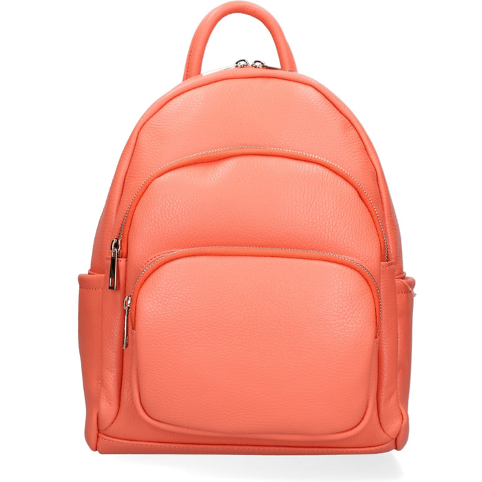 Zaino da donna Made in Italy - Modello Valoria Pro - 100% pelle - 26.0 x 31.0 x 11.0 cm