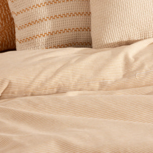 Housse de couette jacquard Jávea Petit Amber Gold