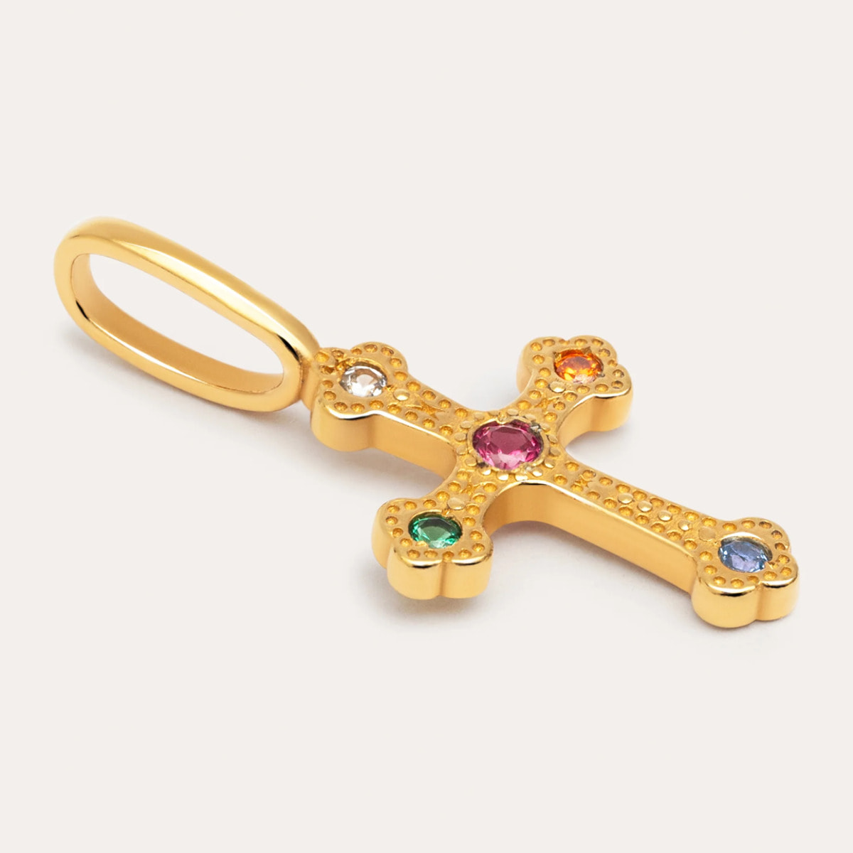 Charm Mónica Cruz Plata Baño Oro