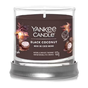 Candela piccola signature Black Coconut Yankee Candle