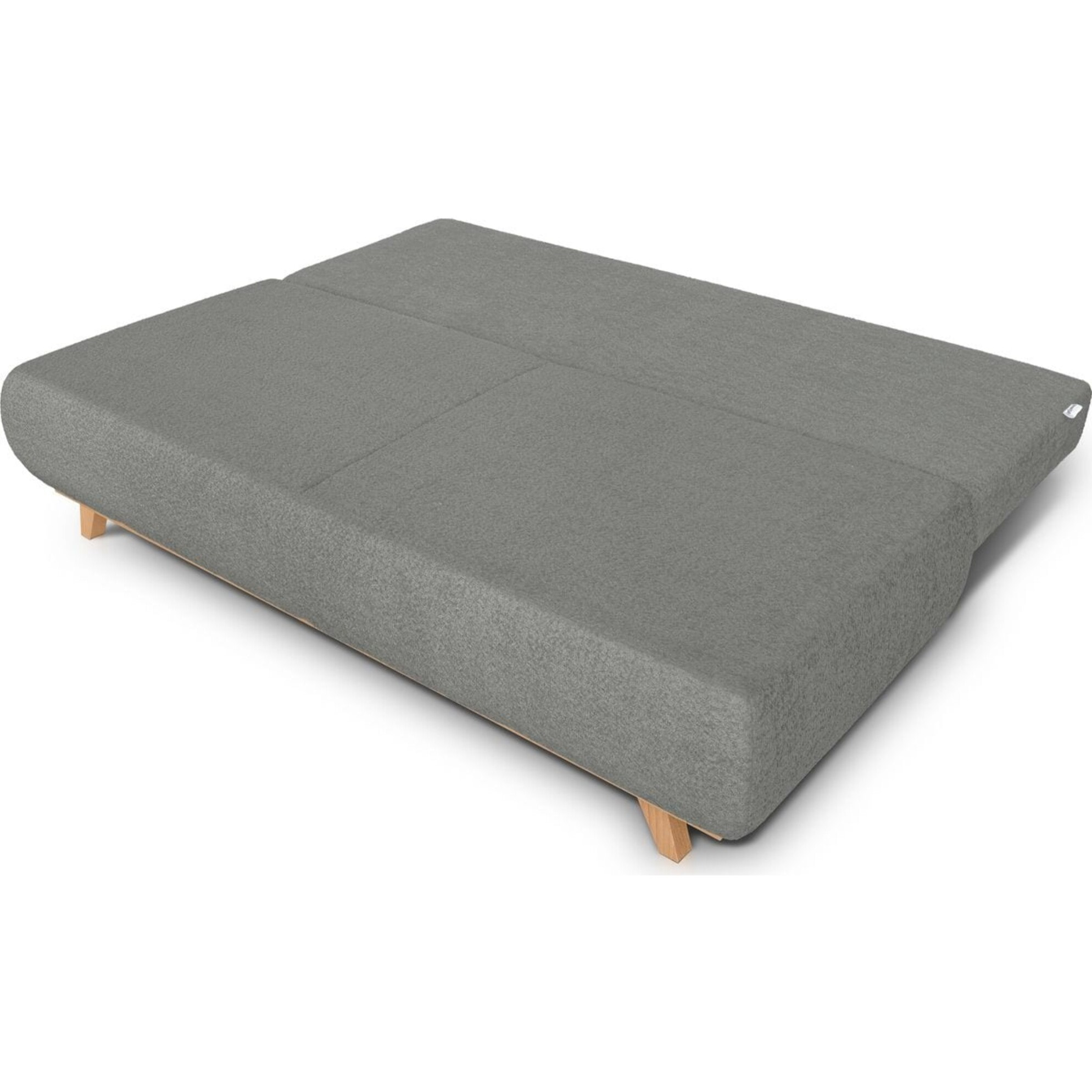 Canapé convertible 3 places en tissu bouclé - LARIA