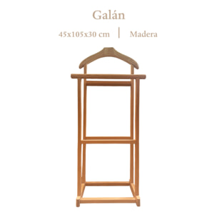 Galán en madera 45x105x30cm scalpers home