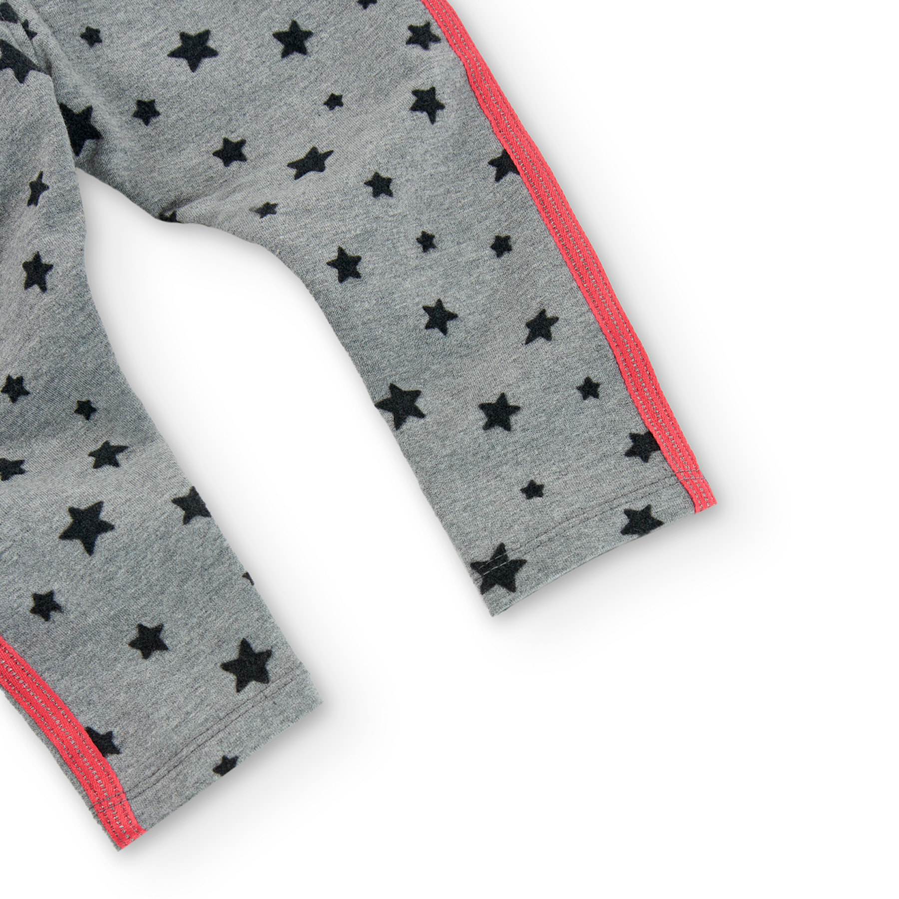 Pantalón felpa estrellas de bebé niña