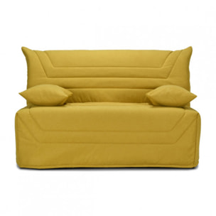 BZ banquette en tissu 140x190cm - CARAMEL