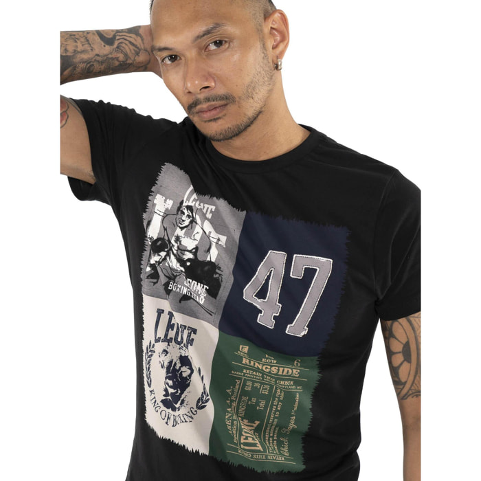 Camiseta de hombre "Iconic Vintage" de manga corta con estampados vintage