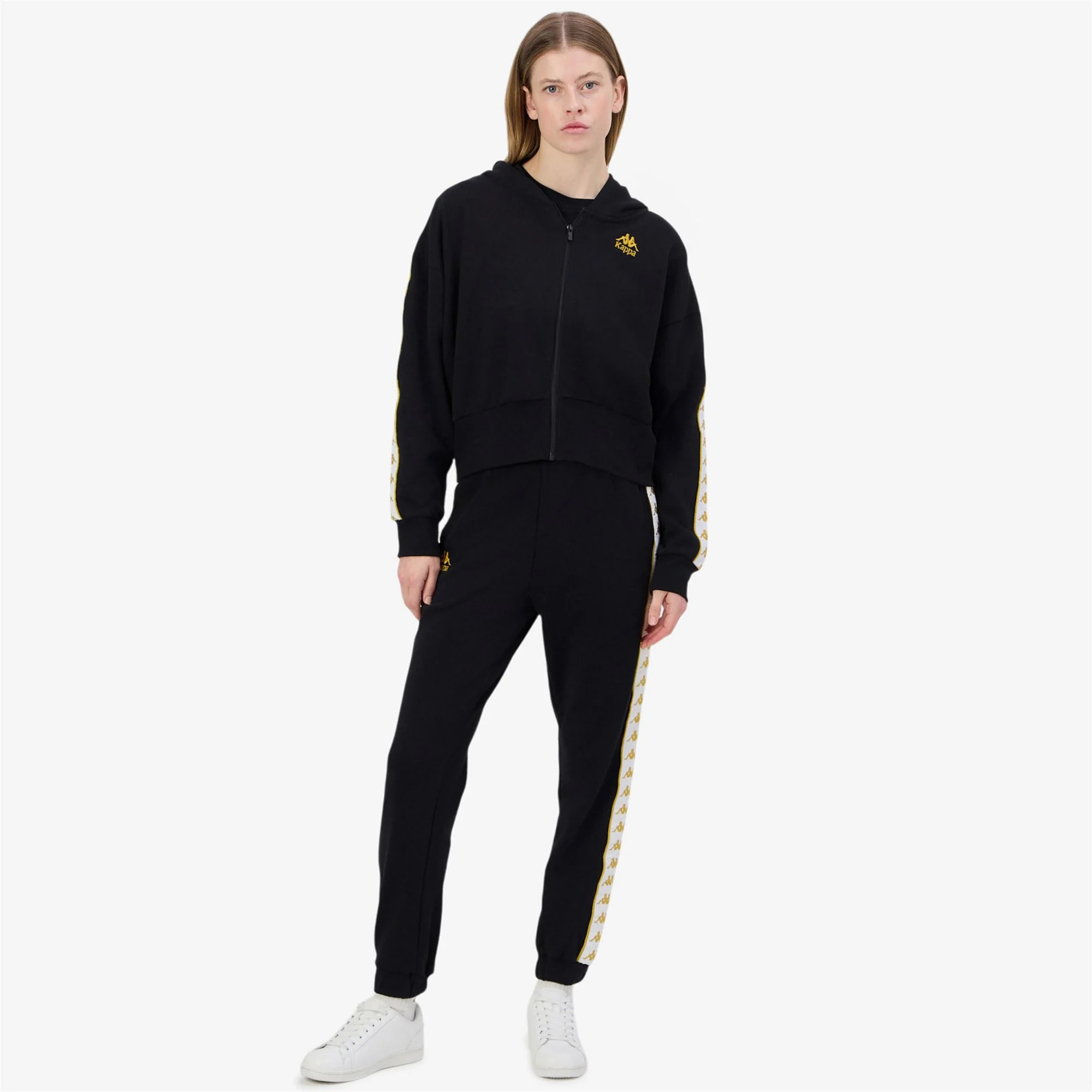 Kappa - Pantaloni Donna Nero - 222 Banda Adina
