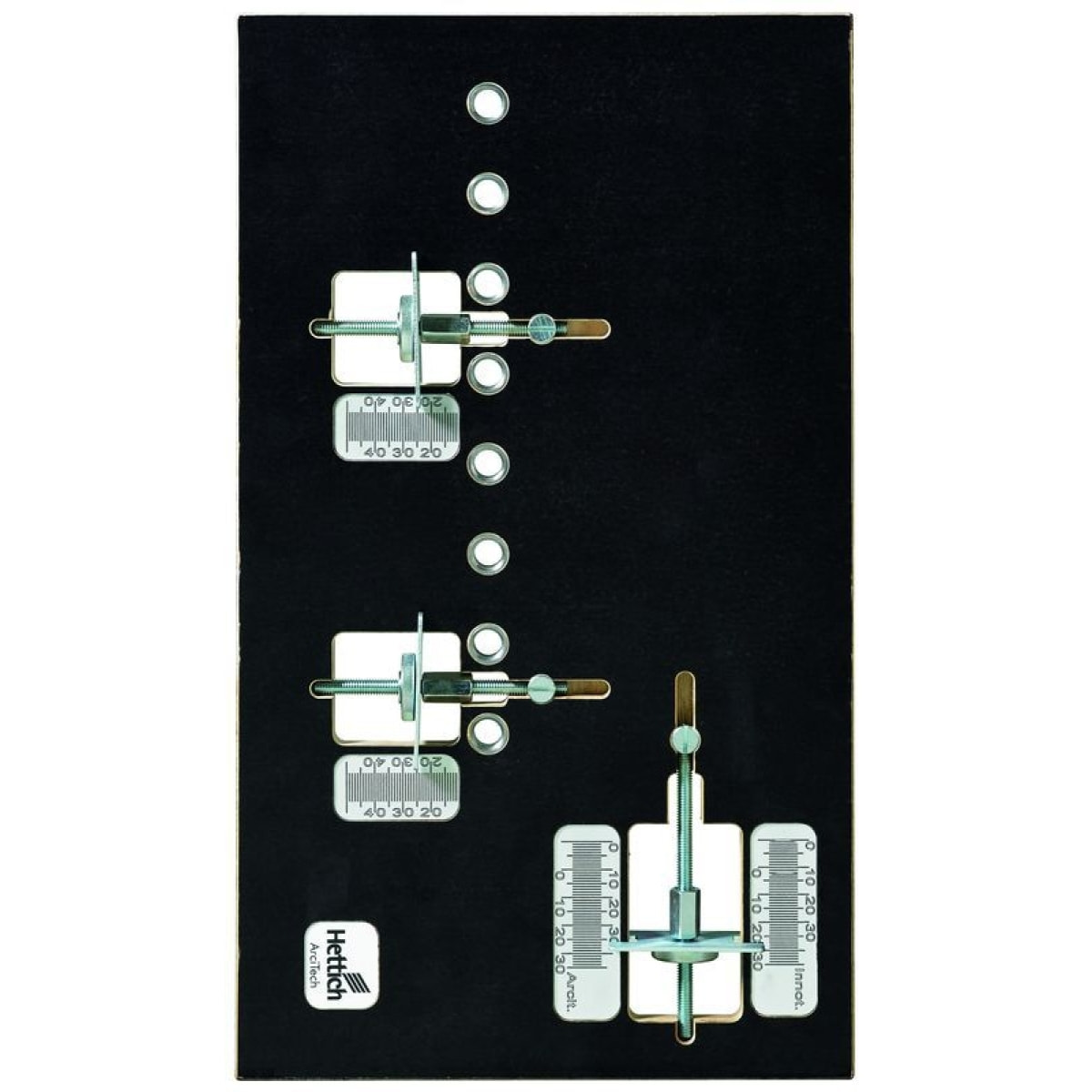 Gabarit HETTICH Practica pour perçage de fixation de façade de tiroirs - 9162018