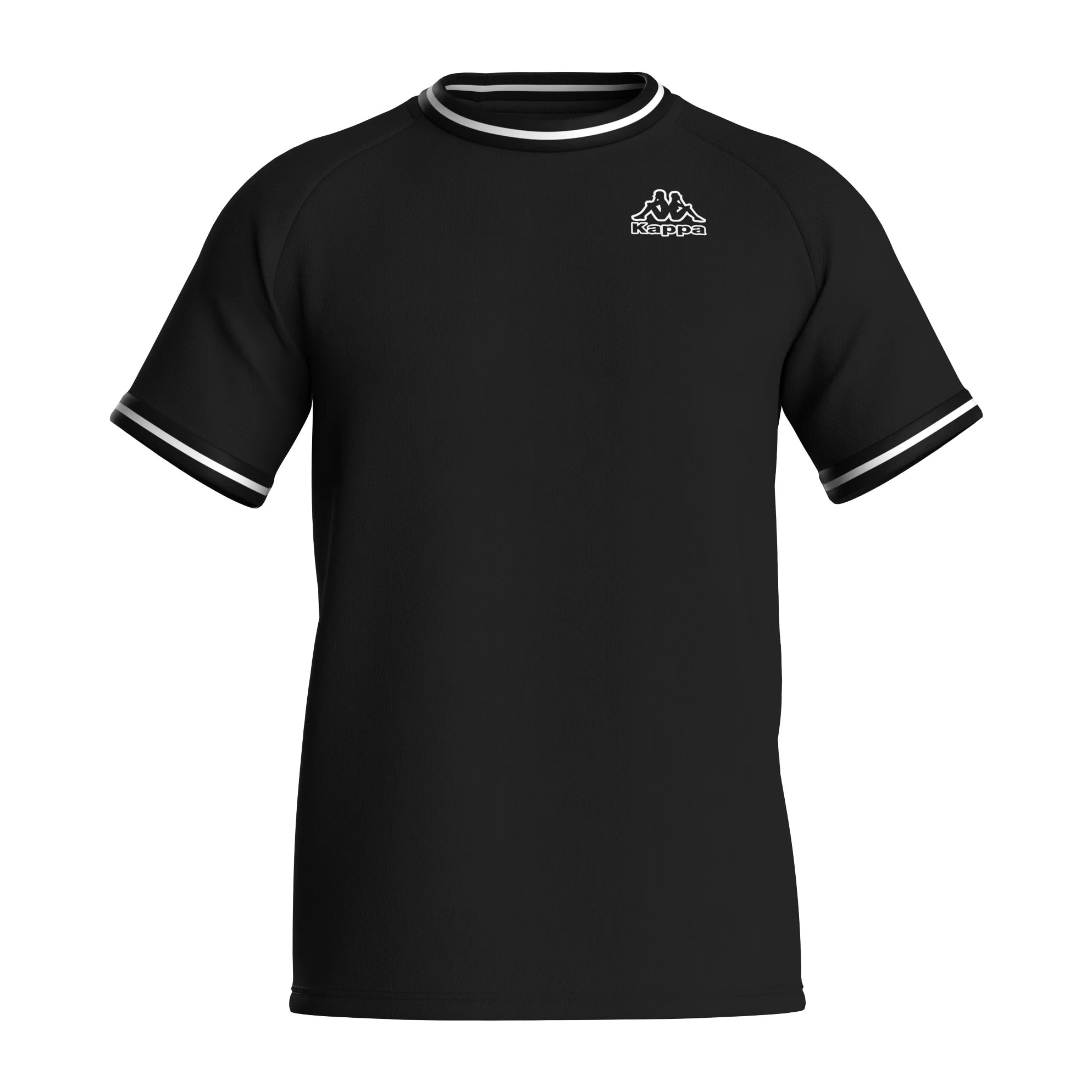 Kappa - Camisetas y tops Hombre Negro - Logo Iblaz