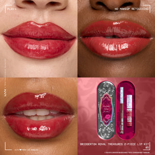 NYX Professional Makeup Collection Limitée Bridgerton Royal Kit Lèvres 05