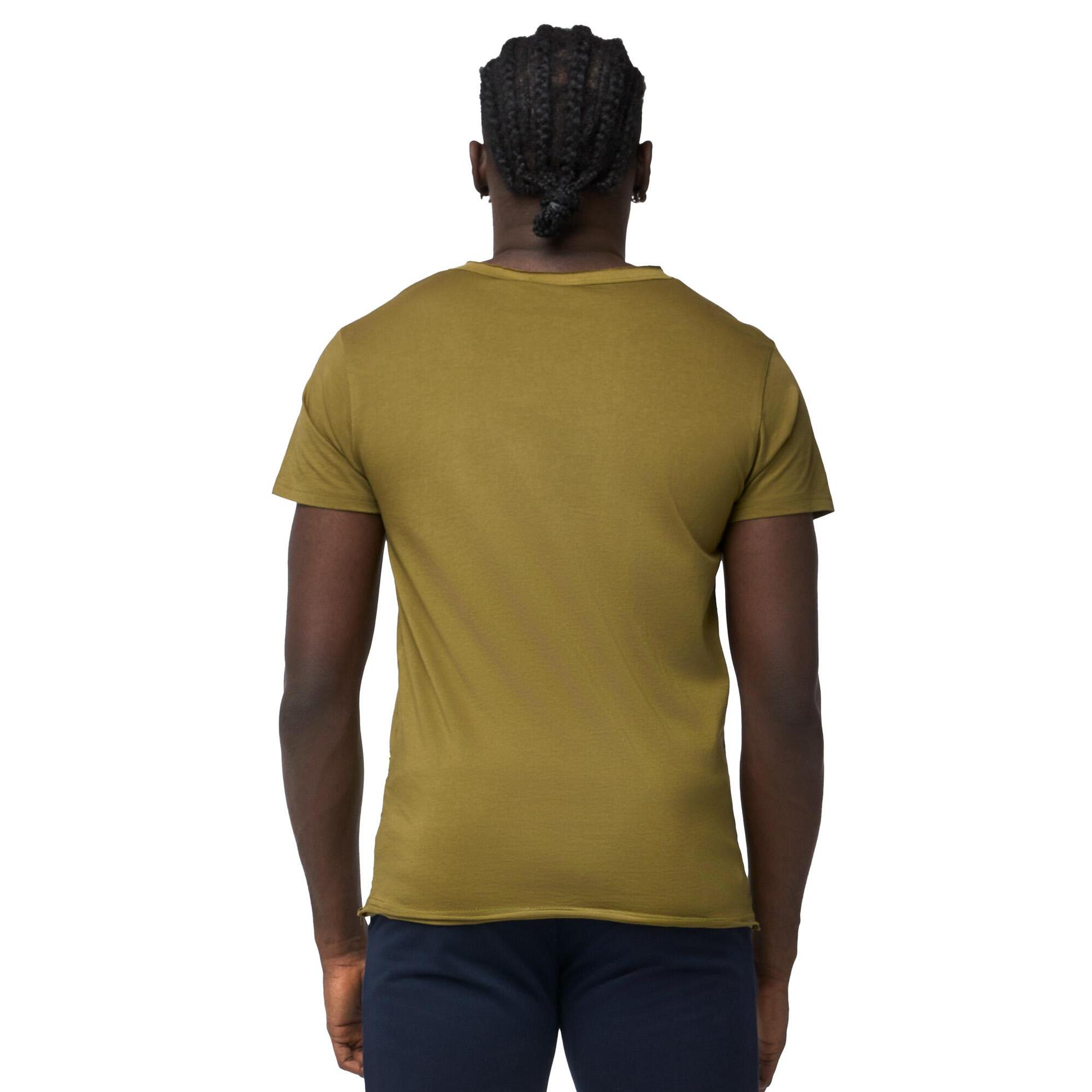 T-shirt a maniche corte stampata Leone Beach