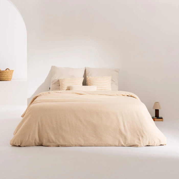 Housse de couette jacquard Elche Amber Gold