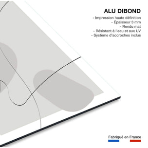 Tableau contemporain forme et autographe Tableau alu Dibond