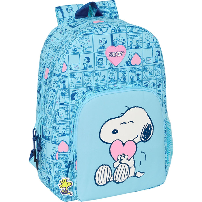 Mochila adapt.carro snoopy "love"