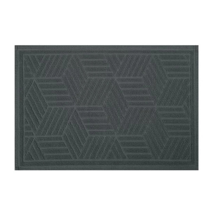 Tapis de bain Coton CUBO 50x80cm Gris Spirella