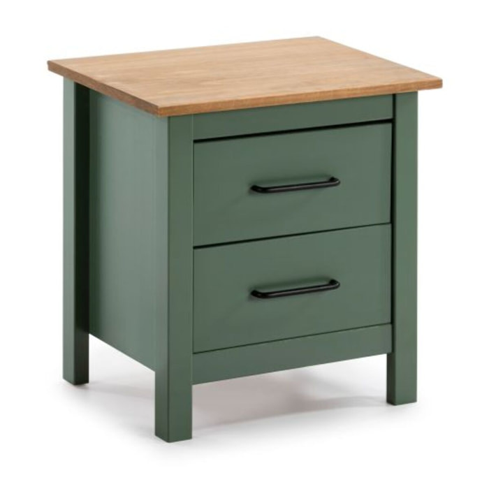 Mesita de noche Eira Green Moss - Oak