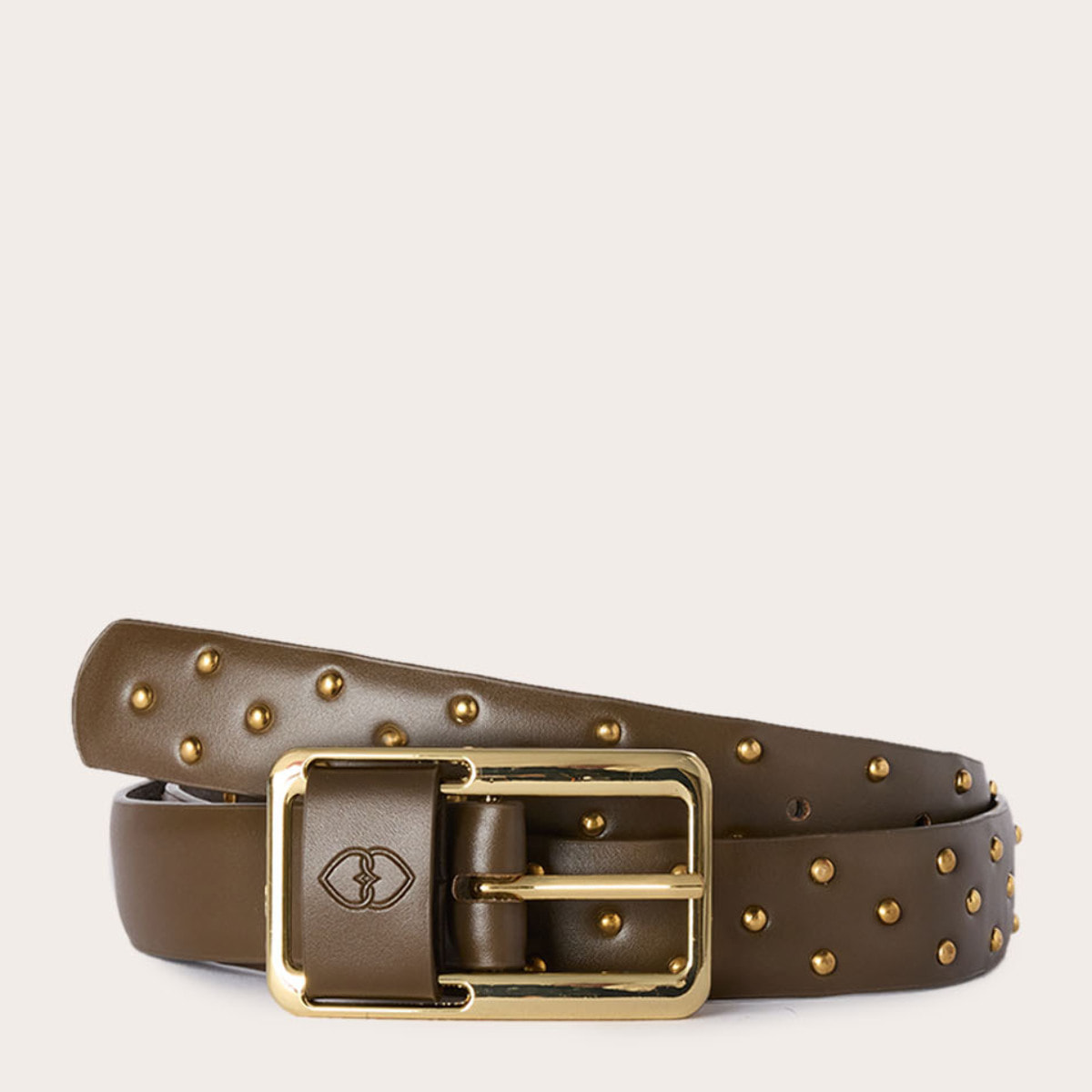 Motivi - Cintura con piccole borchie - Verde