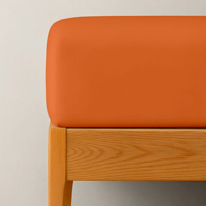 Naturals - Sábana bajera Lisa - Ajustable - 100% Algodón - Terra