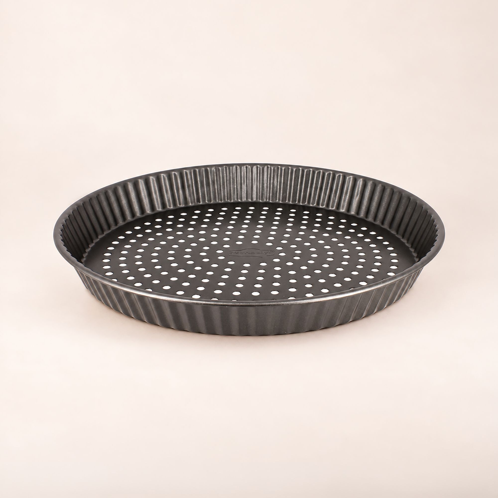Moule à tarte perforé en acier carbone 30cm AMANDINE